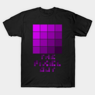 the pixel guy design for the pixel lover - pink T-Shirt